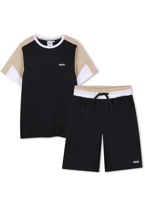Completo t-shirt e bermuda HUGO BOSS KIDS | J5300609B